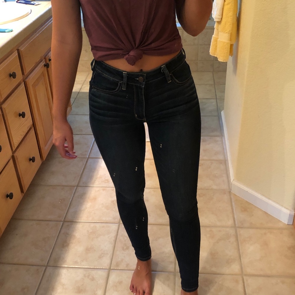 High rise jegging